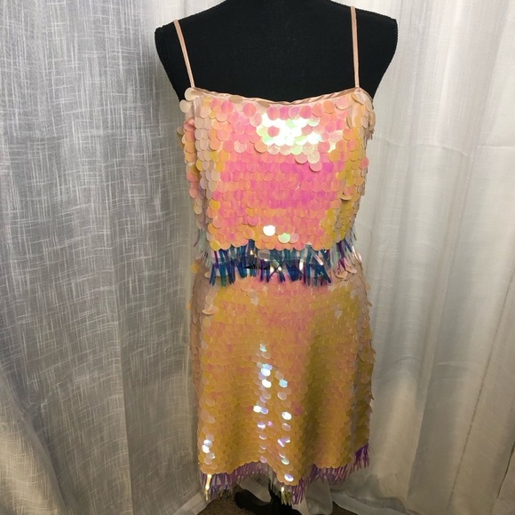 Skies Are Blue Dresses & Skirts - Skies Are Blue Peach Sequin Skirt Set NWT size M